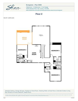 New construction Single-Family house 12839 Forest Garden Ct, Conroe, TX 77302 plan 5058 Elevation F - image