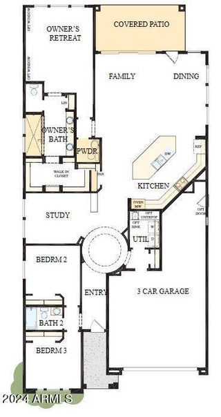 New construction Single-Family house 33002 N 131St Drive, Peoria, AZ 85383 The Ridgeline- photo