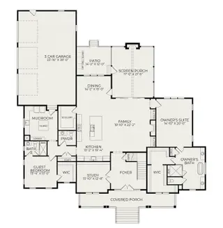 New construction Single-Family house 124 Saint Mellions Dr, Pinehurst, NC 28374 plan Oakmont American Farmhouse - image