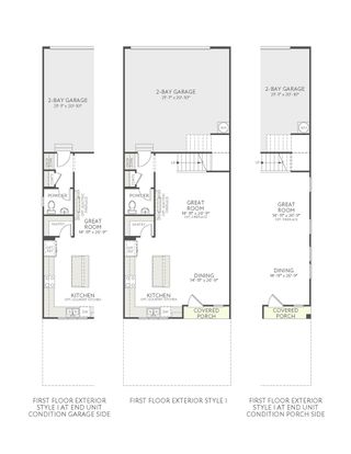 New construction Townhouse house 8328 Discovery Ln, Charlotte, NC 28216 plan Douglas - image