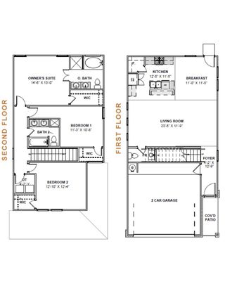 New construction  house 405 Joyfield Dr, Clint, TX 79836 plan Athena 1599 Sm - image