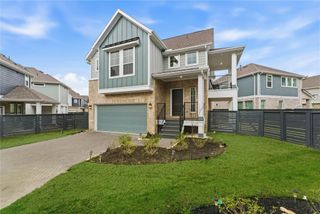 New construction  house 15139 Post Oak Falls Dr, Cypress, TX 77433 plan Oakdale – Courtyard Collection - image