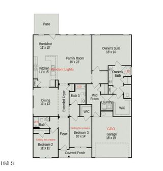 New construction Single-Family house 52 Cheshire Farm Dr, Smithfield, NC 27577 - image