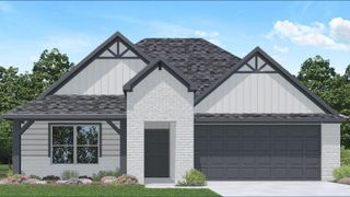 New construction house 717 Merit Badge Trl, Conroe, TX 77303 plan Justin - image