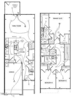 New construction Townhouse house 565 Marthas View Way, Wake Forest, NC 27587 Southport- photo