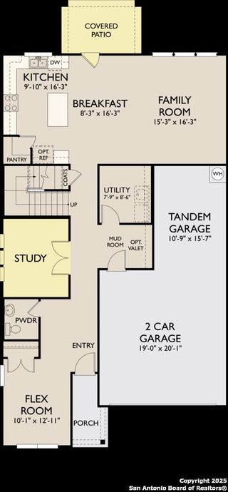 New construction Single-Family house 7115 Lower Xing, San Antonio, TX 78252 plan Wyatt - image