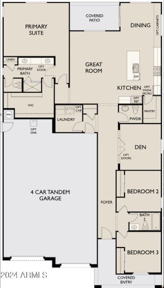 New construction Single-Family house 22666 E Roundup Way, Queen Creek, AZ 85142 Ruby Homeplan- photo