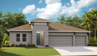 New construction house 6129 Golden Beach Dr, Apollo Beach, FL 33570 plan Hyde Park III - image