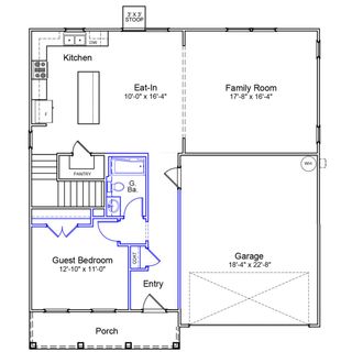 New construction Single-Family house 237 Rock Cress Dr, Lexington, NC 27295 plan Russell - image