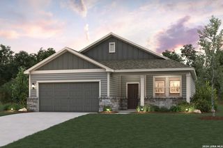 New construction Single-Family house 8642 Rucker Pond Trl, San Antonio, TX 78252 plan Bowie - 1786 - image