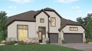 New construction house 22627 Lima Bean Ln, Cypress, TX 77433 plan Chatham - image