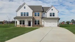 New construction Single-Family house 729 Dunlake Wy, Locust Grove, GA 30248 plan Stonefield - Front Entry - image
