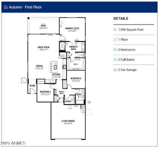 New construction house 24254 W Agora Ln, Buckeye, AZ 85326 plan Autumn - image