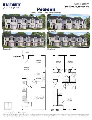 New construction house 607 Ferio Ct, Gibsonville, NC 27249 plan Pearson - image