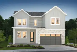 New construction Single-Family house 1178 Bridgefield Rd, Castle Pines, CO 80108 plan 3673 Brooklyn Elevation A - Modern Farmhouse - image