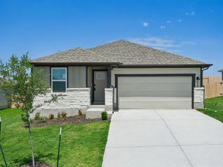 New construction Single-Family house 320 Gristmill Rd, Burnet, TX 78611 plan The Briscoe (820) - image