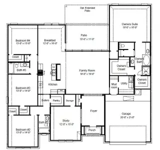 New construction Single-Family house 21251 Jordans Rnch, San Antonio, TX 78264 plan Lubbock - image