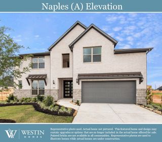 New construction Single-Family house 3230 Blue Grama Bend, Katy, TX 77494 The Naples- photo