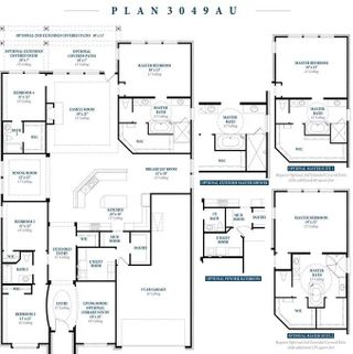 New construction Single-Family house 15129 Wedgetail Wy, Magnolia, TX 77354 plan Plan 3049AU - image