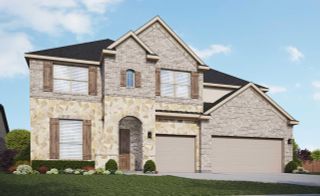 New construction house 2004 Windy River Path, Leander, TX 78641 plan Cornell - image