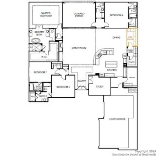 New construction Single-Family house 995 Belle Oaks Blvd, Bulverde, TX 78163 Calais- photo