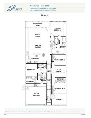 New construction Single-Family house 29727 Brushy Gables Dr, Magnolia, TX 77354 plan 4043 Elevation D - image
