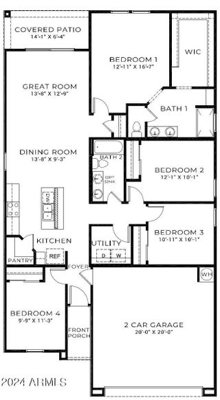 New construction Single-Family house 1552 E Lardner Drive, Casa Grande, AZ 85122 Dalton- photo