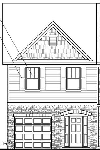 New construction  house 671 Leland Hill Cir, Zebulon, NC 27597 plan Litchfield - image