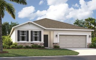 New construction house 6722 Winterberry Dr, Lake Hamilton, FL 33851 plan The Webber - image