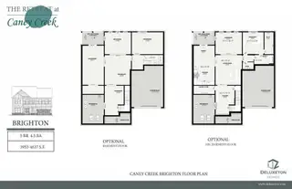 New construction house 725 Caney Fork Rd, Alpharetta, GA 30005 plan Brighton - image