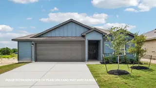 New construction Single-Family house 284 Palestine Trl, Kyle, TX 78640 plan The Baylor - image