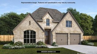 New construction Single-Family house 9707 Slick Fork, San Antonio, TX 78254 Design 2545W- photo