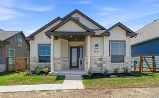 New construction Single-Family house 9436 Hidden Stone, Schertz, TX 78154 plan Sacha - image