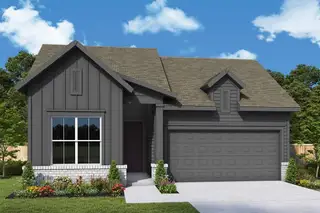 New construction Single-Family house 1930 El Pino St, Todd Mission, TX 77316 plan The Brownsville - image