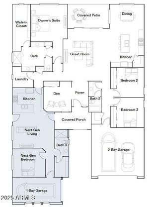 New construction  house 33382 N Dill Ave, San Tan Valley, AZ 85143 plan Evolution Plan 5582 - image