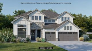New construction Single-Family house 125 La Jara, Boerne, TX 78006 plan 3187E - image