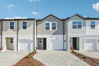 New construction Townhouse house 7588 Deer Valley Cir, Tampa, FL 33635 plan Palm - image