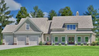 New construction Single-Family house 1429 Willowbend Pl, Monroe, GA 30655 plan (GA) Bentley A 3 Front Entry - image