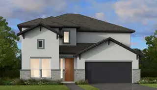 New construction Single-Family house 419 Jackson River Lp, Kyle, TX 78640 plan Saffron - image