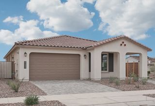 New construction Single-Family house 21339 E Sparrow Dr, Queen Creek, AZ 85142 plan Plan 4022 Elevation A - image