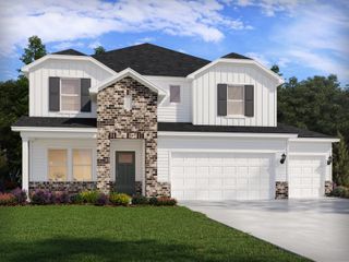 New construction Single-Family house 12 Stradshire Ct, Zebulon, NC 27597 plan Johnson - image