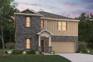 New construction Single-Family house 1636 Golden Wheat, New Braunfels, TX 78130 plan Armstrong - 35' Smart Series - image