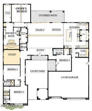 New construction Single-Family house 18133 E Silver Creek Ln, Queen Creek, AZ 85142 plan The Stargazer - image