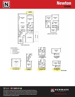 New construction  house 10943 Middle Ridge Dr, Missouri City, TX 77459 plan Newton - image