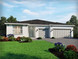 New construction house 6377 Cloverdale Ave, Port St. Lucie, FL 34987 plan Onyx - image