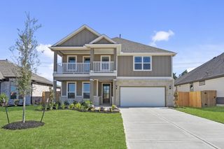 New construction house 361 Covey Ln, Sealy, TX 77474 plan Cypress II Hunters Crossing 60s - image