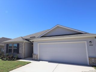 New construction Single-Family house 2804 Whiskey Pass, Seguin, TX 78155 plan Boone - image