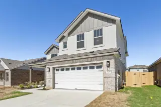 New construction Single-Family house 18216 Emu Ln, Manor, TX 78653 plan The Hutchinson - image