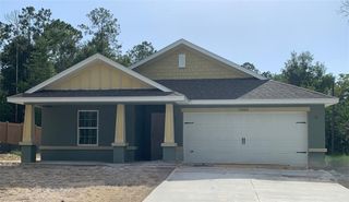 New construction Single-Family house 10060 N Carver Dr, Dunnellon, FL 34434 plan 1512 - image