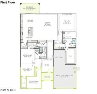 New construction Single-Family house 3890 E Gold Mountain Avenue, San Tan Valley, AZ 85143 Aster Plan 5005- photo